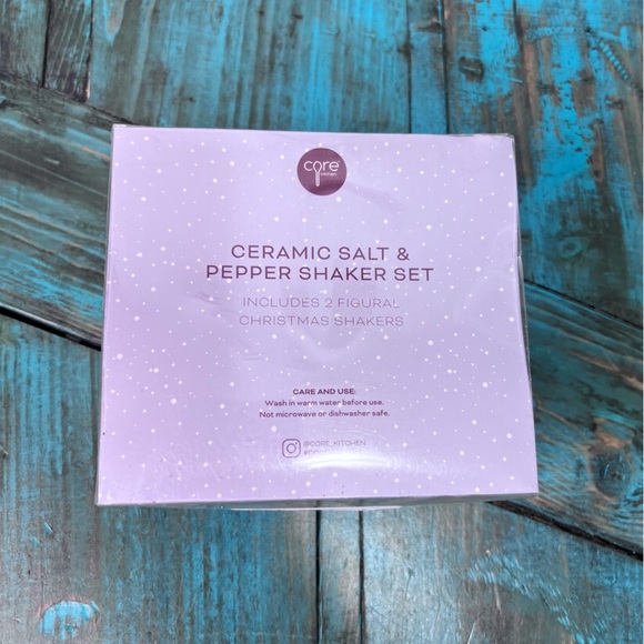 Core Kitchen Ceramic Letters to Santa, Santa in Chimney Salt & Pepper Set - Picture 3 of 6